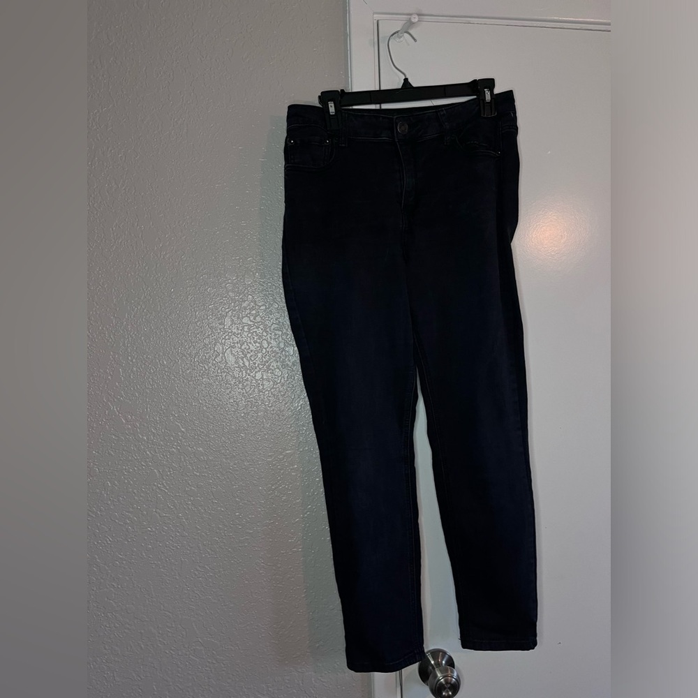Black high rise jeggings